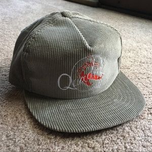Vintage Quadna Mountain (MN) Corduroy Trucker Hat